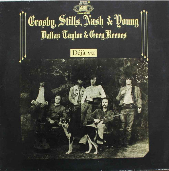 Crosby, Stills, Nash & Young : Déjà Vu (LP, Album, RE, Bro)