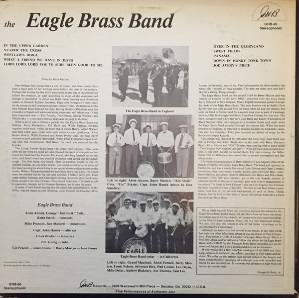 The Eagle Brass Band : The Eagle Brass Band (LP)