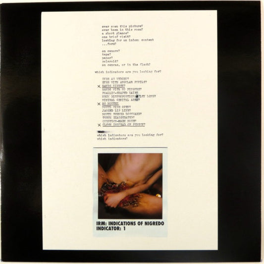 IRM : Indications Of Nigredo (12", Ltd)