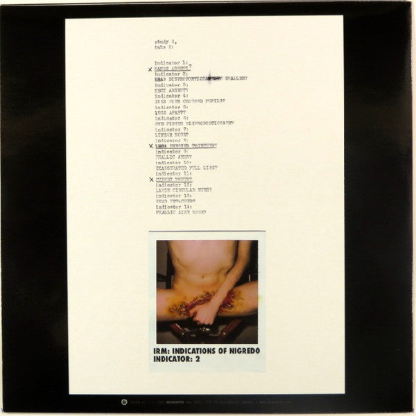 IRM : Indications Of Nigredo (12", Ltd)