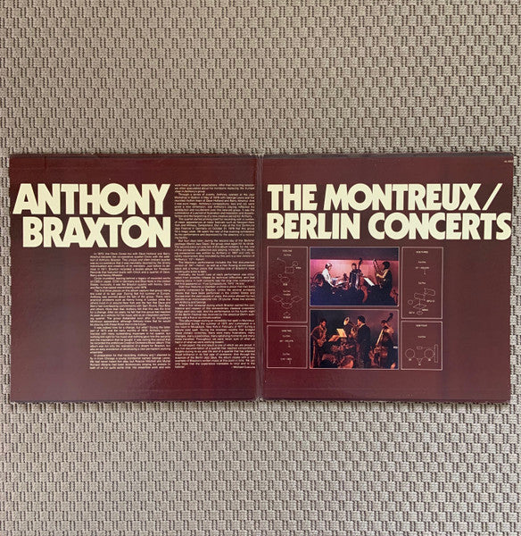 Anthony Braxton : The Montreux / Berlin Concerts (2xLP, Album, Gat)