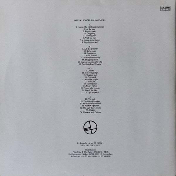 The Ex : Joggers & Smoggers (2xLP, Album, Gat)