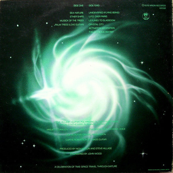 Steve Hillage : Green (LP, Album, RP)