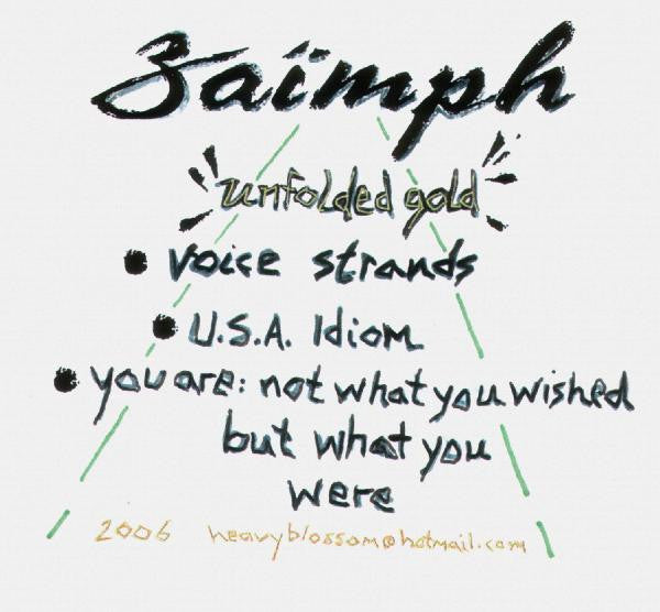 Zaïmph : Unfolded Gold (CDr, Album, Ltd)