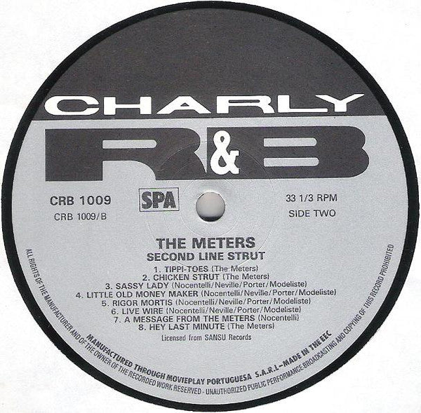 The Meters : Second Line Strut (LP, Album, Comp, RE)