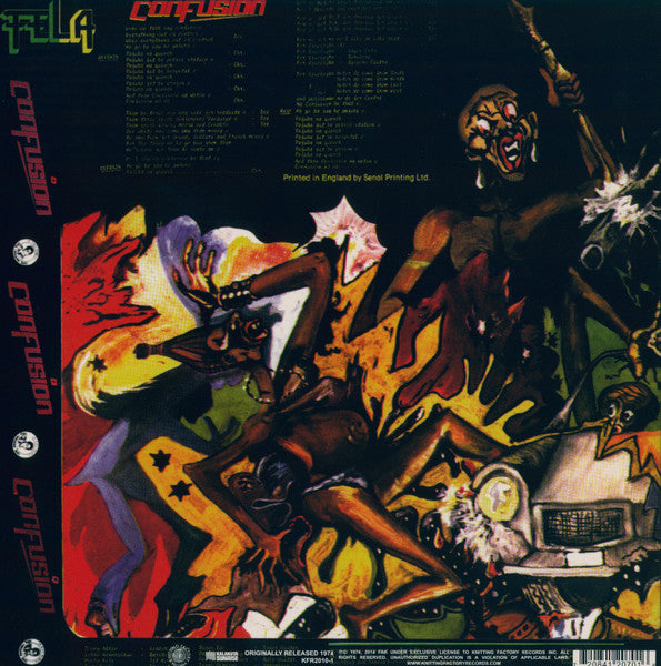 Fela Ransome-Kuti* & The Africa 70* : Confusion (LP, Album, RE)