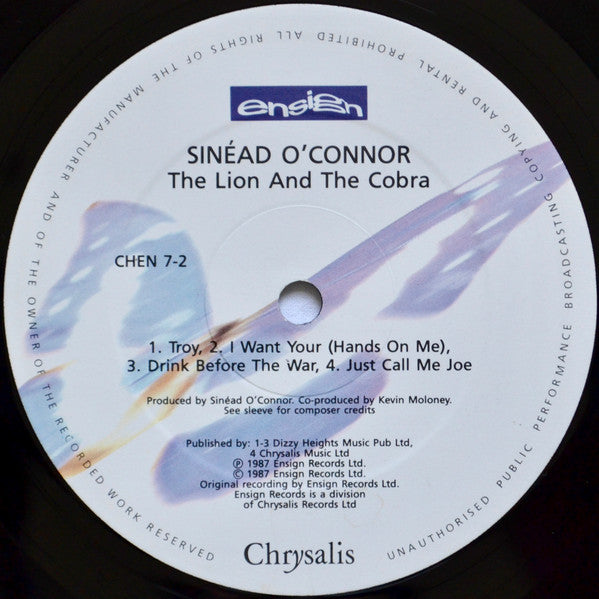 Sinéad O'Connor : The Lion And The Cobra (LP, Album,  As)