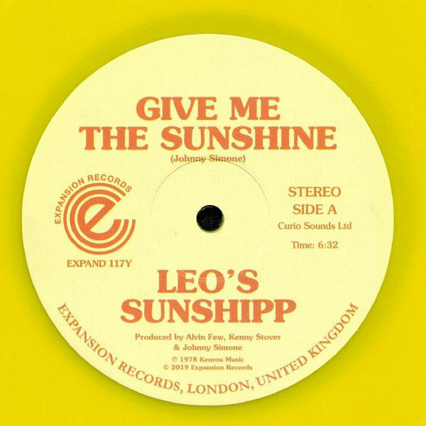 Leo's Sunshipp : Give Me The Sunshine (12", Single, Ltd, Num, RE, S/Edition)