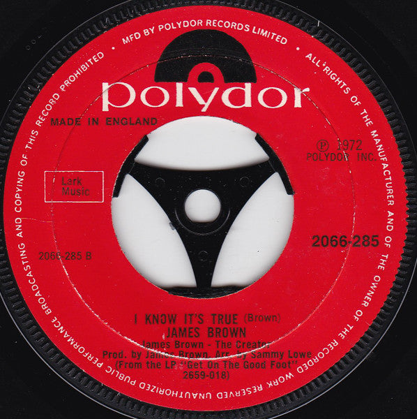 James Brown : I Got A Bag Of My Own (7")