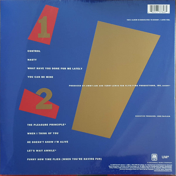 Janet Jackson : Control (LP, Album, RE, 180)