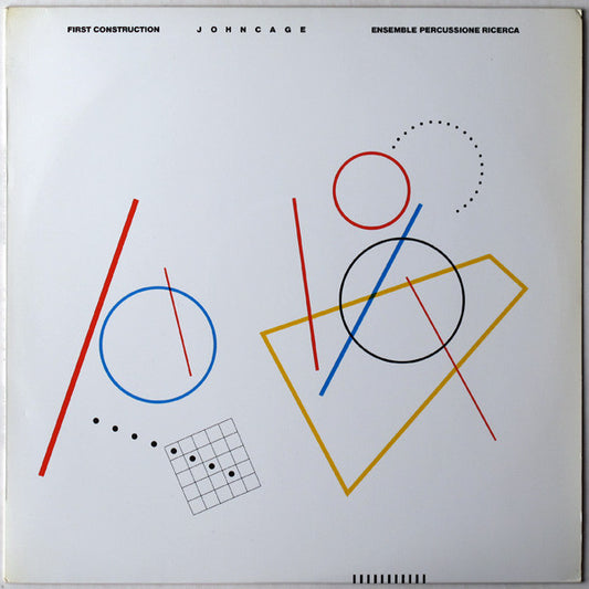 Ensemble Percussione Ricerca - John Cage : First Construction (LP, Album)