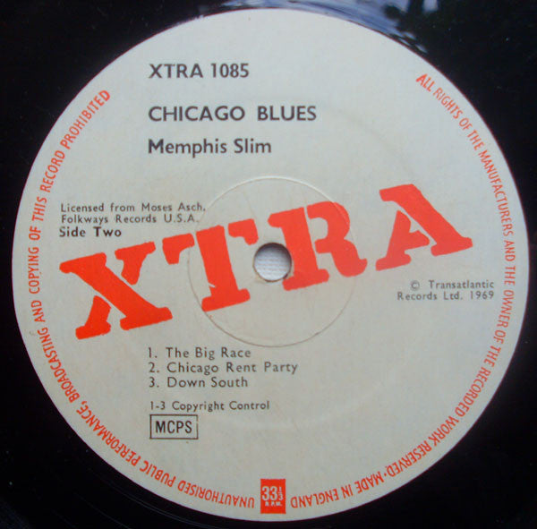 Memphis Slim : Chicago Blues (LP, Album, RE)
