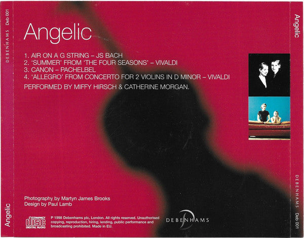 Miffy Hirsch & Catherine Morgan : Angelic (CD, EP)