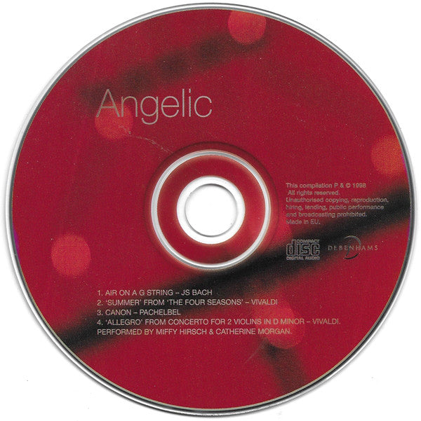 Miffy Hirsch & Catherine Morgan : Angelic (CD, EP)