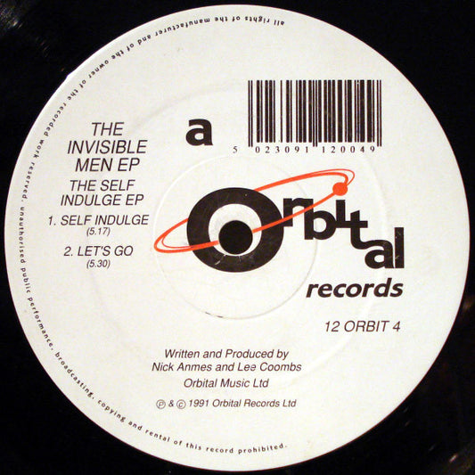 Invisible Men : The Self Indulge EP (12", EP)