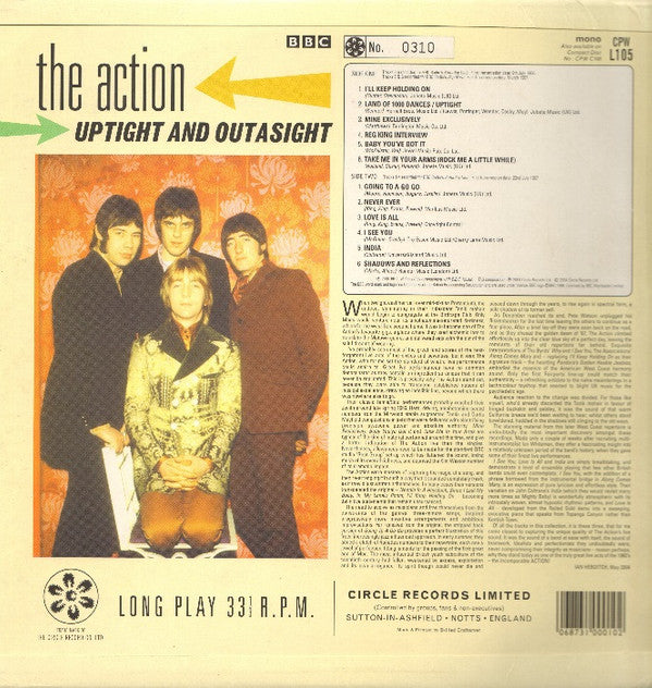 The Action : Uptight And Outasight (LP, Mono, Ltd, Num)