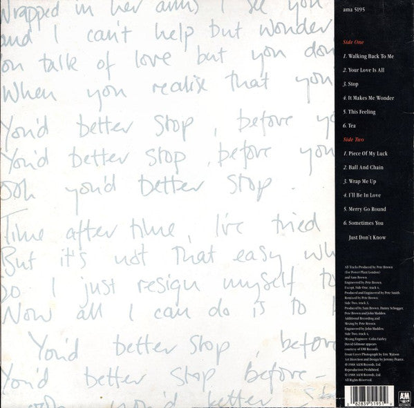 Sam Brown : Stop! (LP, Album)