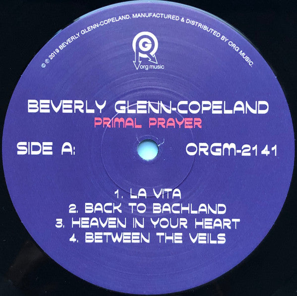 Beverly Glenn-Copeland : Primal Prayer (LP, Album, RE)