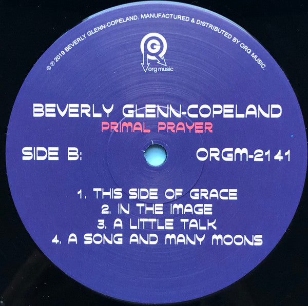 Beverly Glenn-Copeland : Primal Prayer (LP, Album, RE)