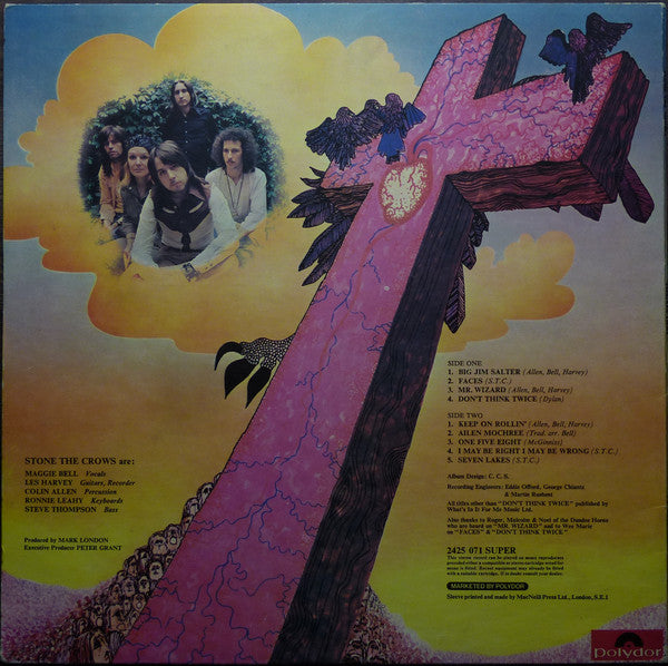 Stone The Crows : Teenage Licks (LP, Album)