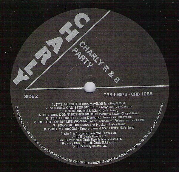 Various : Charly R & B Party (LP, Comp)