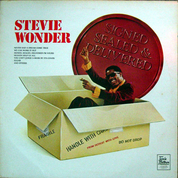 Stevie Wonder : Signed Sealed & Delivered (LP, Album, RE)