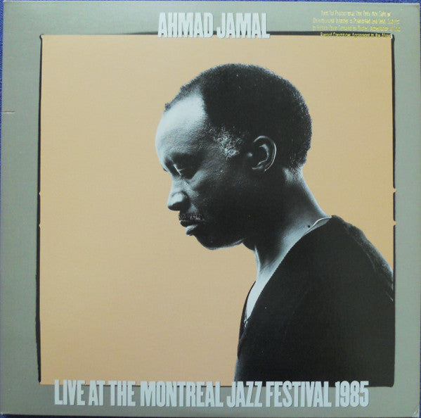 Ahmad Jamal : Live At The Montreal Jazz Festival 1985 (2xLP, Album, All)