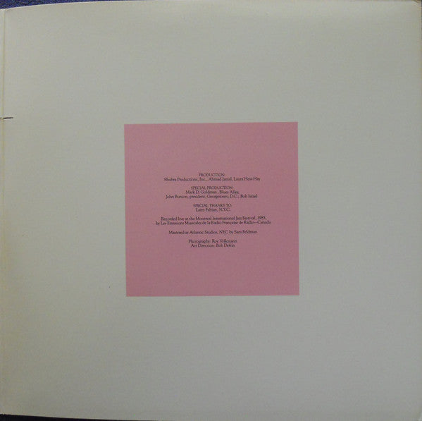 Ahmad Jamal : Live At The Montreal Jazz Festival 1985 (2xLP, Album, All)