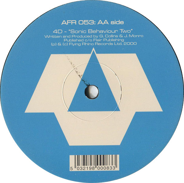 4D (3) : Sonic Behaviour EP (12", EP)