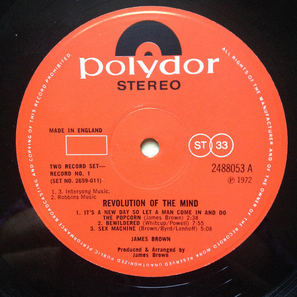 James Brown : Revolution Of The Mind (Recorded Live At The Apollo Vol. III) (2xLP, Gat)