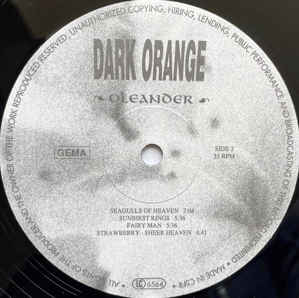 Dark Orange : Oleander (LP, Album)