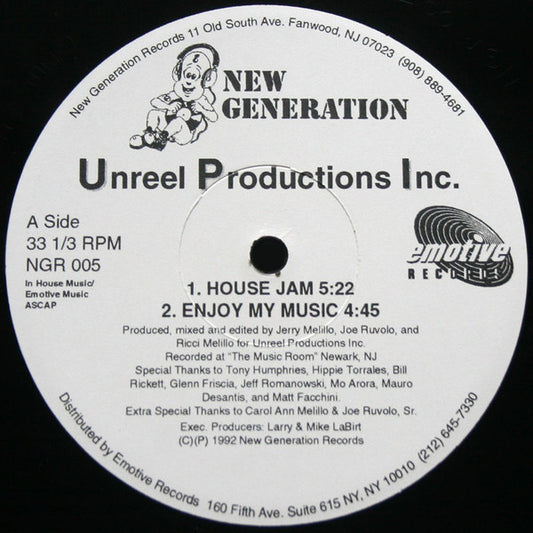 Unreel Productions Inc.* : House Jam (12")