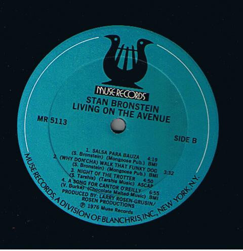 Stan Bronstein : Living On The Avenue (LP, Album)