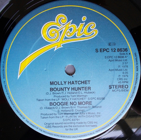 Molly Hatchet : Fourth Degree Burns (12", EP, Comp)