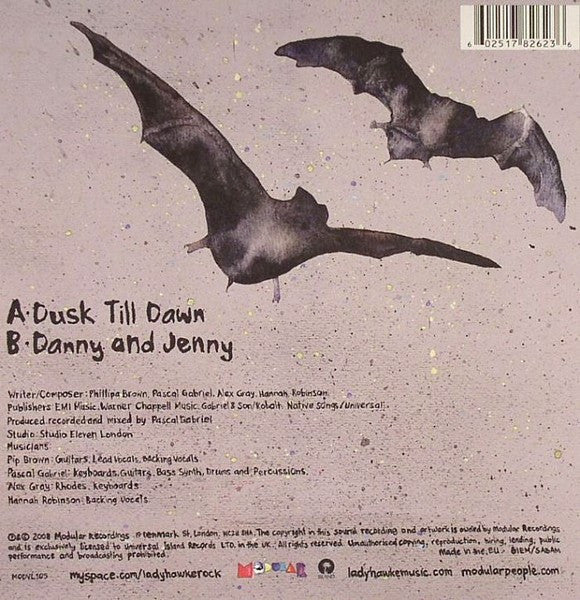 Ladyhawke : Dusk Till Dawn (7", Single, Whi)