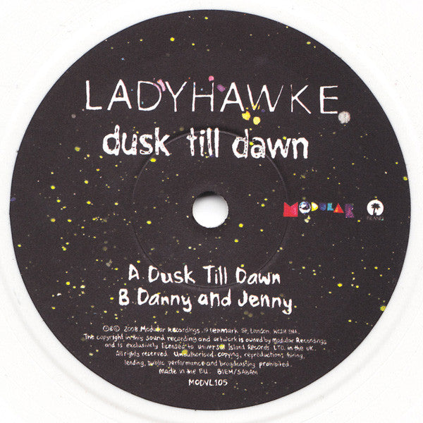 Ladyhawke : Dusk Till Dawn (7", Single, Whi)