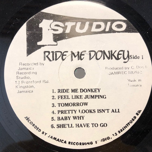 Various : Ride Me Donkey - Solid Gold From Jamaica (LP, Comp, RE)