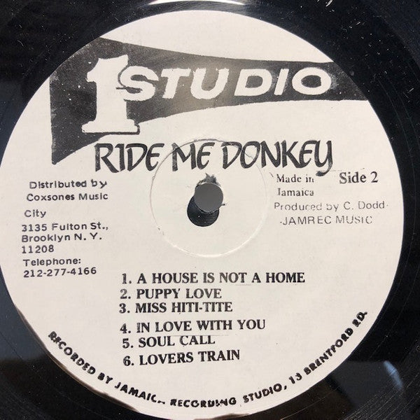 Various : Ride Me Donkey - Solid Gold From Jamaica (LP, Comp, RE)