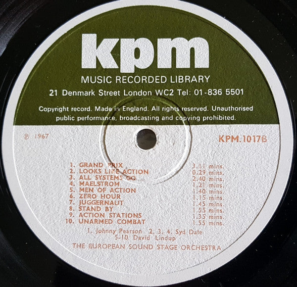 The European Sound Stage Orchestra : Impact And Action (LP)