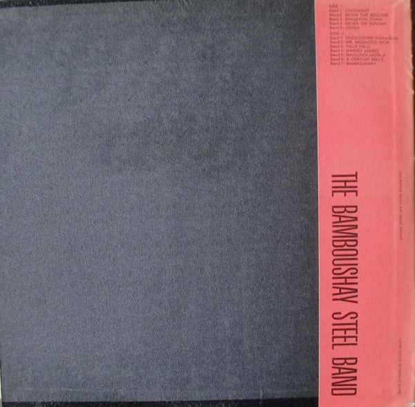 The Bamboushay Steel Band : The Bamboushay Steel Band (LP, Album)