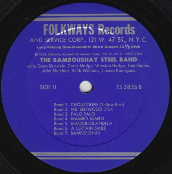 The Bamboushay Steel Band : The Bamboushay Steel Band (LP, Album)