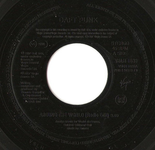 Daft Punk : Around The World (7", Jukebox)