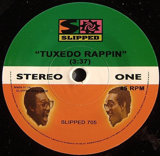 Slippy Dee vs. Sugar* : Tuxedo Rappin / Slippy Dee On The Steel (7", Unofficial)