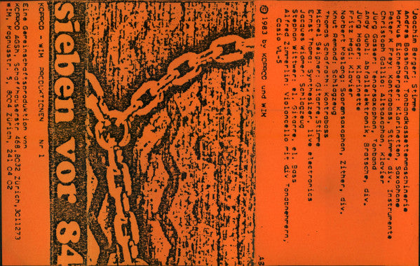 Various : Sieben vor 84 (Cass, Album)