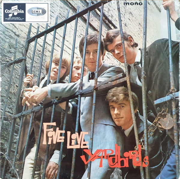Yardbirds* : Five Live Yardbirds (LP, Album, Mono)