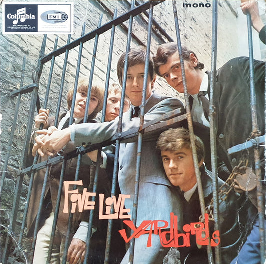 Yardbirds* : Five Live Yardbirds (LP, Album, Mono)