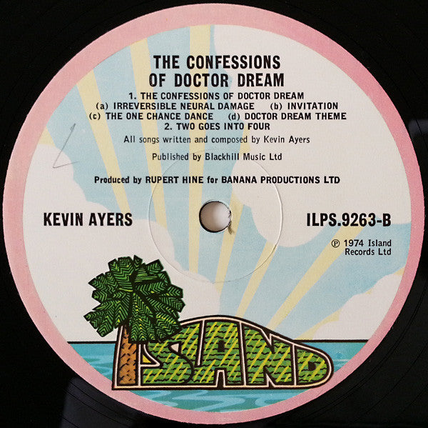 Kevin Ayers : The Confessions Of Dr. Dream And Other Stories (LP, Album, Emb)