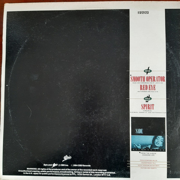 Sade : Smooth Operator (12", Single)