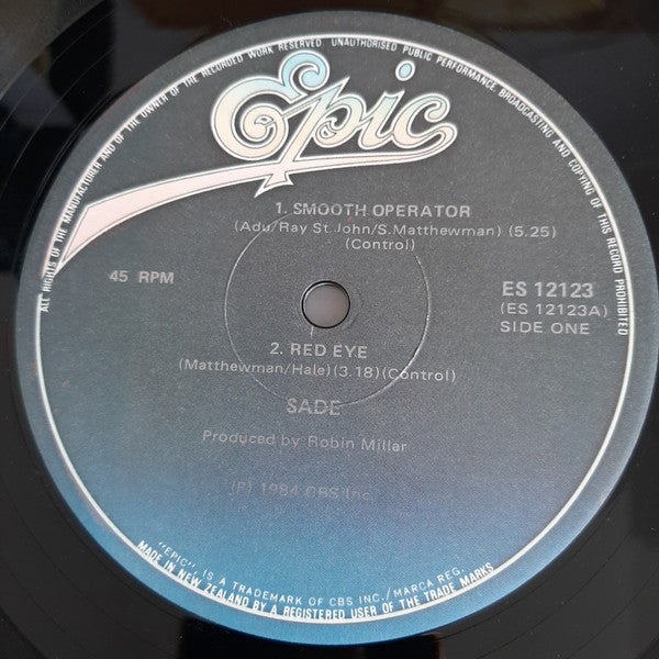 Sade : Smooth Operator (12", Single)