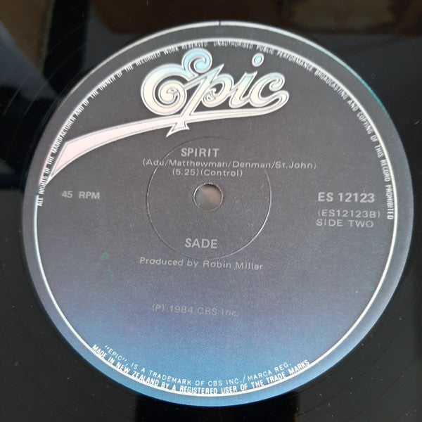 Sade : Smooth Operator (12", Single)